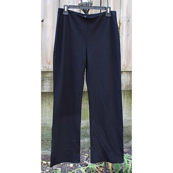 Eileen Fisher - Straight Leg (WIDER LEG) Ankle Pants in Viscose Stretch Ponte, S - Picture 10 of 12